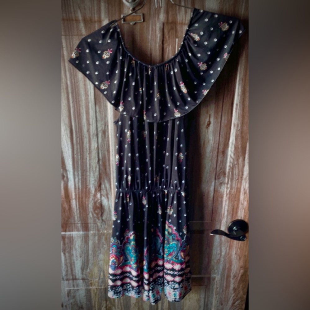 Boho styled romper with pockets